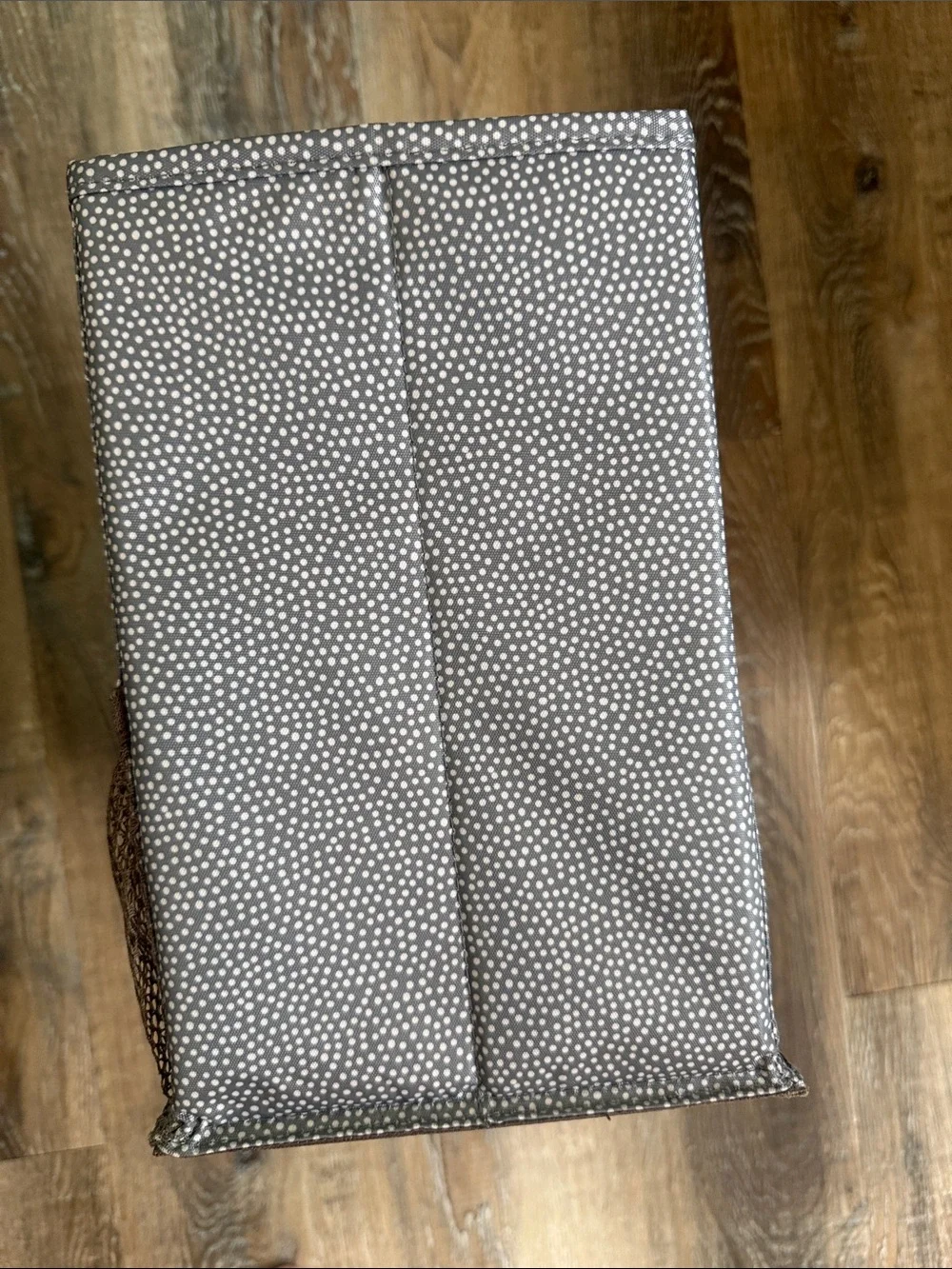 thirty-one Brown and Cream Dotted Organizer File Holder